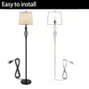 Lamp Socket Replacement, E26 Threaded Base, Turn Knob for ON/Off