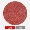 FPPO Grit40 50Pcs 3" inch Sanding Disc Roll Lock R-Type
