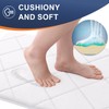 OLANLY Memory Foam Toilet Rugs U-Shaped 24x20, Ultra Soft and