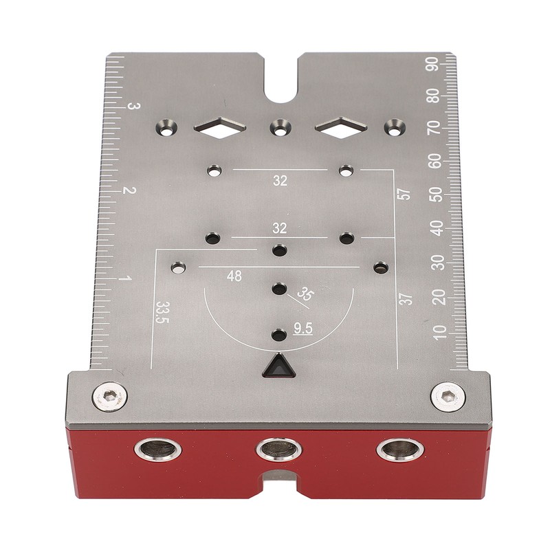 Hinge Hole Drilling Locator Aluminum Alloy Cabinet Door Hinge Mounting