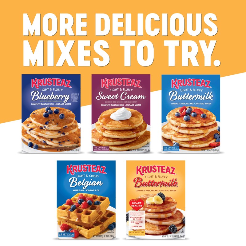 Krusteaz Heart Healthy Pancake, 25.2 Oz