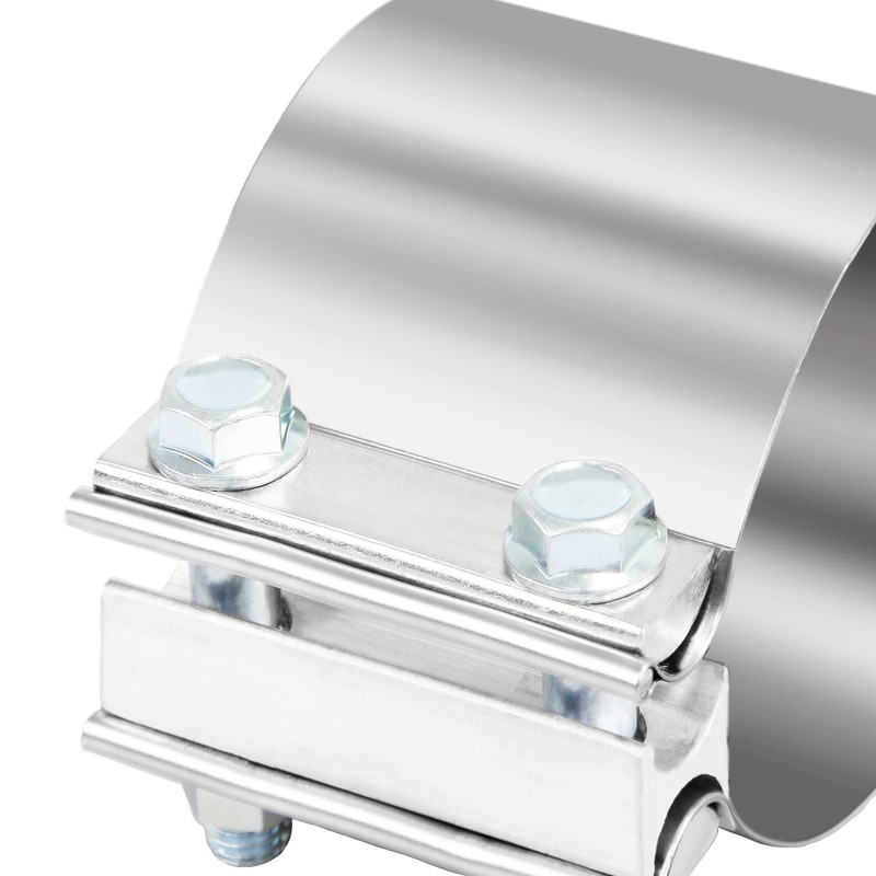 3.5 Inch 3.5" Butt Joint Exhaust Band Clamp Sleeve Stainless