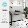 Martha Stewart Ollie Home Office Desk with 3 Drawers in