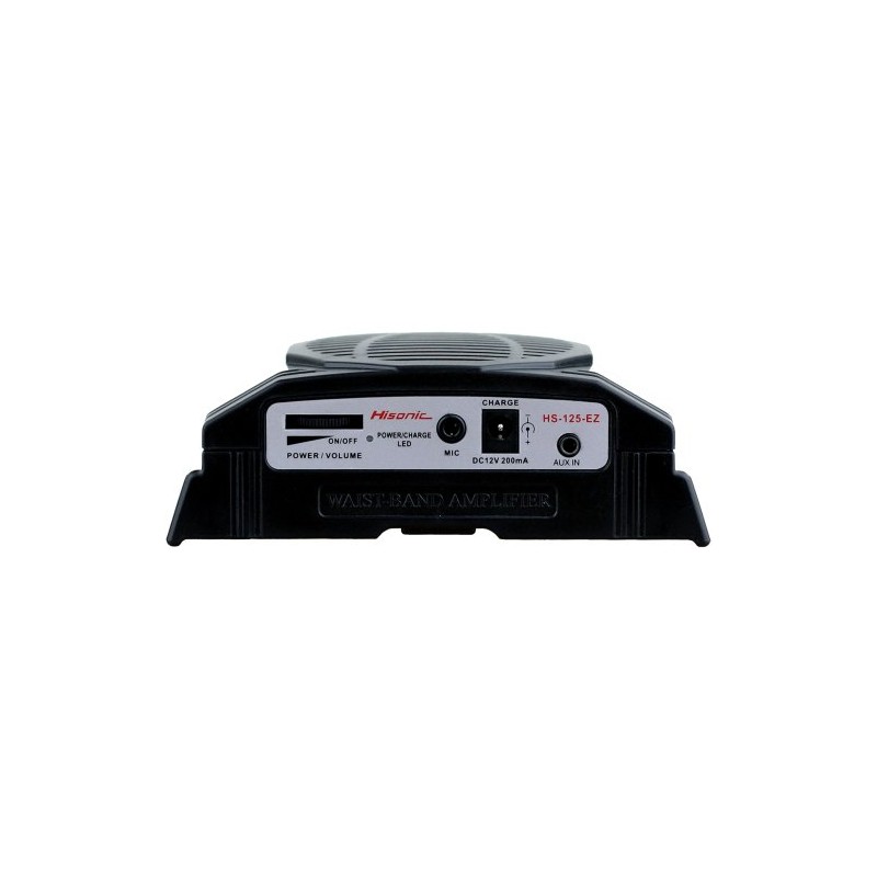 Hisonic HS125-EZ 6 Watts Waistband Amplifier, Black