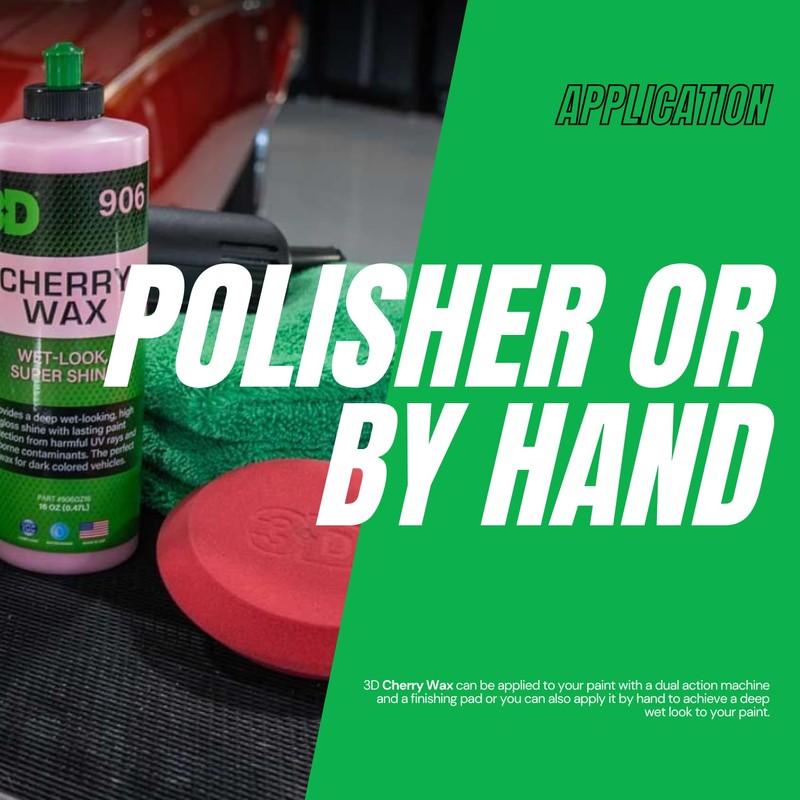 3D Cherry Wax - Deep Gloss, Wet Look Carnauba Car