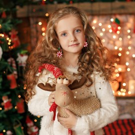 Christmas Earrings, Women's Christmas Dangle Earrings, Hanging Earrings Set, Earrings for Women, Christmas Decorations for Women and Girls, Zinc