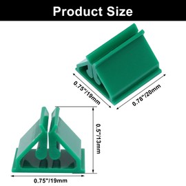 Litoexpe 50 Pcs Green Game Card Holder Stand, Acrylic Card Stand Plastic Game Piece Holders for Cards, Party, Game, Photos, Memos, Pictures Display