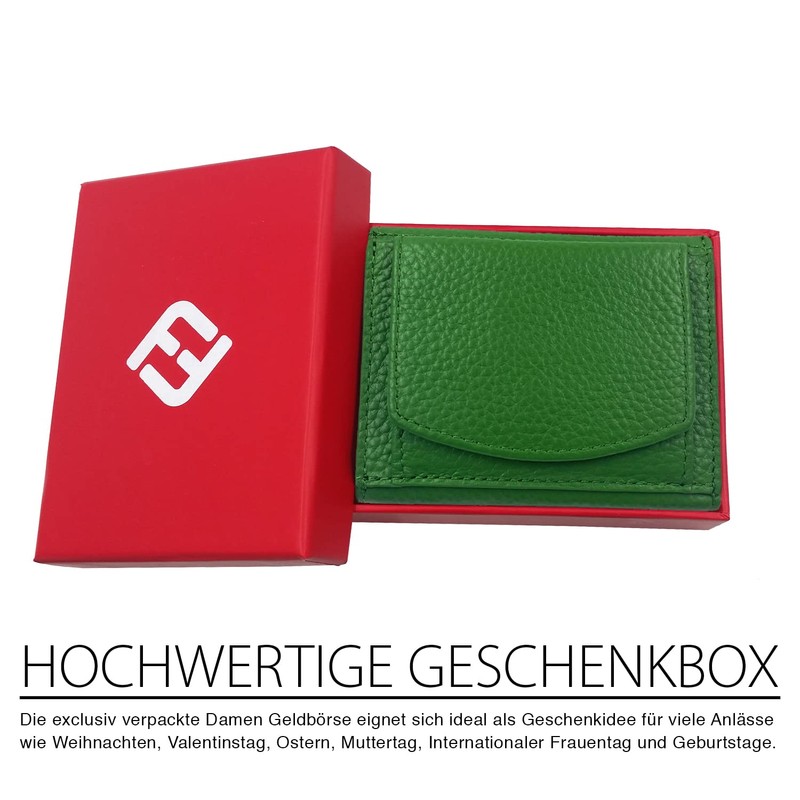 FreeHaveFun Women's Mini Purse, Green, Modern