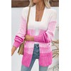 Sidefeel Womens Cardigan Sweaters Open Front Long Sleeve Ribbed Color