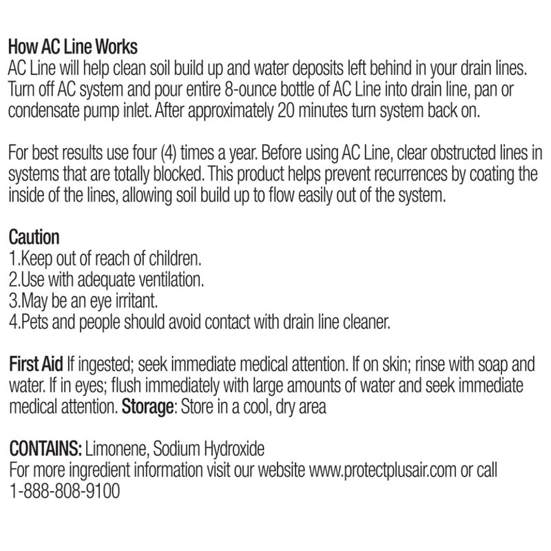 Purafilter 2000 Probiotic AC Air Conditioner Condensate Line Build-Up Remover