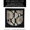 10710-100-242 Natural Diamond Python Snake Skin Coin Purse, Horseshoe Shape,