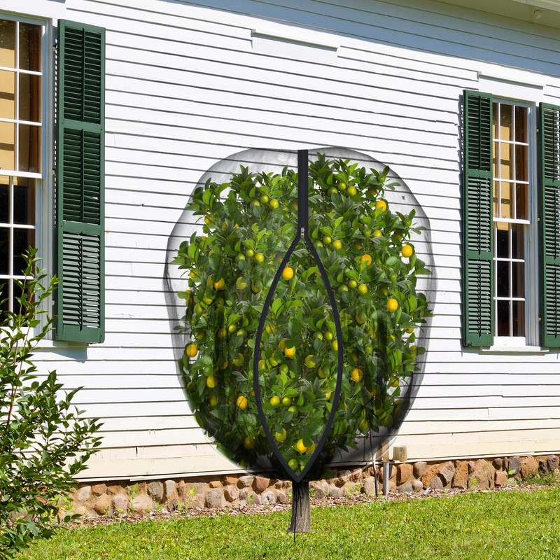 5.3 x 5.3 Ft Black Large Fruit Tree Netting with