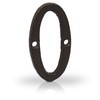 Basic Fundamentals 3-Inch Cast Iron Numbers for Wall and Mailbox