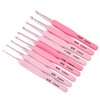 9pcs Crochet Hooks Set Professional High Accuracy Portable Soft Handle
