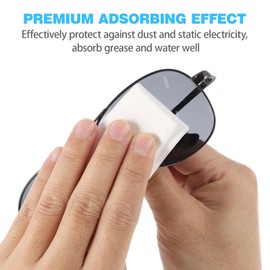 ULTECHNOVO Pack of 300 Wiping Paper for Instrument Lenses, Lint-Free Cloths, Ultra Soft Dust-free Paper for Cleaning Cameras, Lenses, Filters, Scanners, Telescopes, Microscopes (152 x 152 cm)