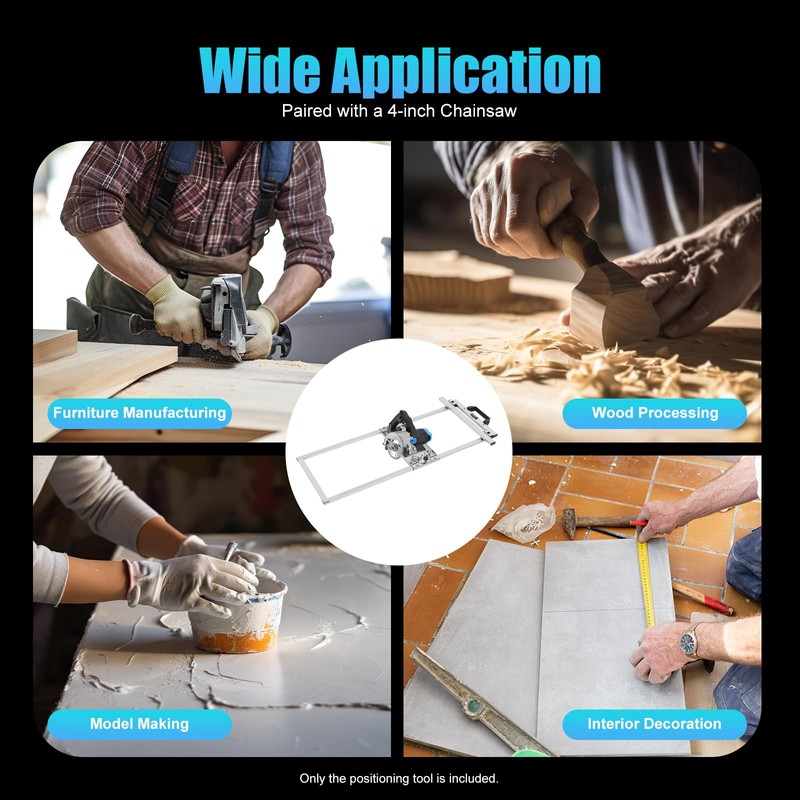 Edge Guide Positioning Cutting Board Tool,Wood Modified Positioning Frame Tool,Electricity