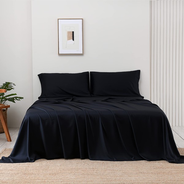Rosecret 100% Viscose Derived from Bamboo Sheets Queen Size, Cooling