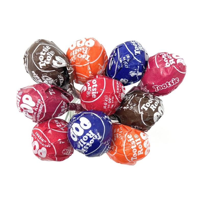 Assorted Flavors Lollipops Candy, 2 Lbs