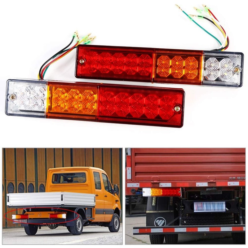 2 Luces Traseras de Marcha Atrás, 20 LED, Luz de