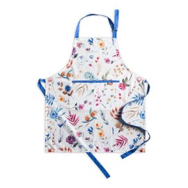 Calicot Spicy Summer 100% Polyester 1 Piece Kitchen Apron with an Adjustable Neck & Invisible Center Pocket with Long Ties for Women Men | Chef (27.50 Inch by 31.50 Inch)