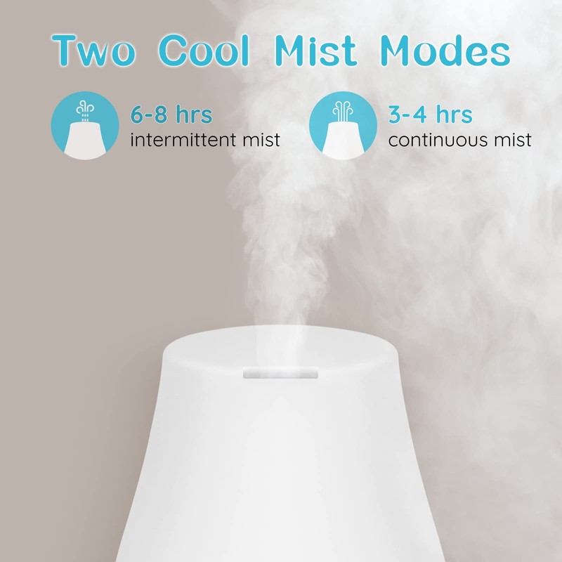 Homeweeks Diffusers, 100ml Colorful Essential Oil Diffuser with Adjustable Mist