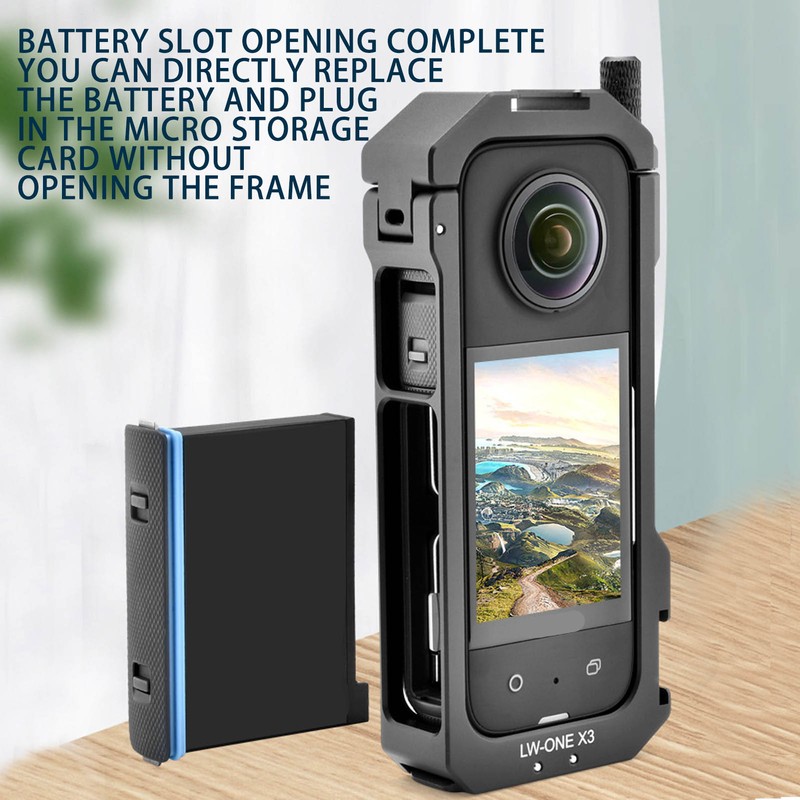 Camera Housing Cage Portable Aluminium Protective Frame CNC Processing Protective