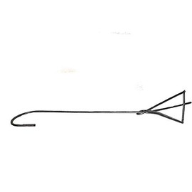 Orchid Nerd 12 Galvanized Single Clip-on Pot Hanger for Orchids and Household Plants (5 Pack)