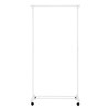 Whitmor Rolling Garment Rack White, STORAGE