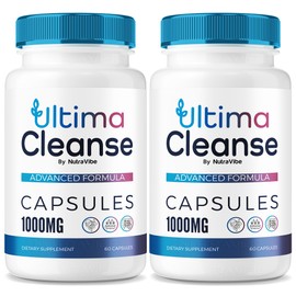 (2 Pack) Ultima Cleanse Capsules – The Ultimate Cleanser | Natures Secret for Gut & Digestion, Supports Detox & Microbiome Balance | UltimaCleanse Pills Gentle, Easy-to-Take Formula (120 Capsules)