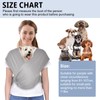 CUBY Swaddle Dog Sling Carrier for Small Dogs, Front Pet