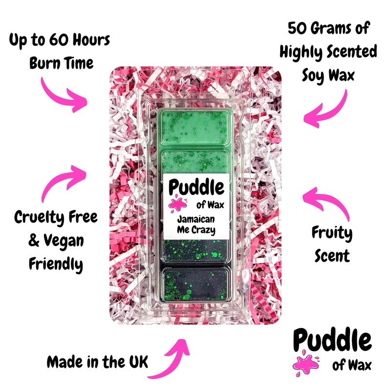 Puddle of Wax - Jamaican Me Crazy Soy Wax Melt
