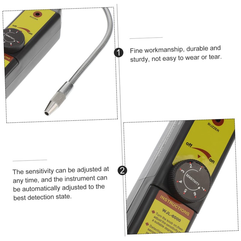 LIFKOME Leak Detector HVAC Tool Halogen Gas Tester with Rapid