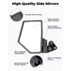 KEMIMOTO Side Mirrors A-Pillar-Mounted Compatible with Polaris Ranger XD 1500/Crew,