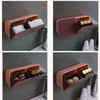 YIRANJIA Wall-Mounted Cotton Swab Holder - Bathroom Vanity Organizer for