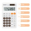deli Standard Function Basic Calculator, 12 Digit Desktop Calculator with