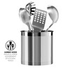 Oggi Stainless Steel Jumbo Utensil Holder - 7" Utensil Caddy,