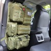 tactical car seat back organizer and storage truck seat covers