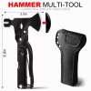 Burkey Multiherramienta Portatil Martillo Y Hacha 14 En 1 Con