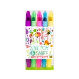 Spring Sketch & Sniff Scented Gel Crayons 5-Pack by Scentco