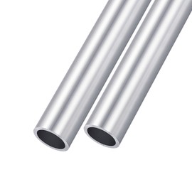 METALLIXITY 6063 Aluminum Tube Aluminum Pipe Aluminum Hose 20mm OD x 16mm ID x 100mm L Round Tube for Furniture Machinery DIY Crafts