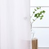 L.Z.E Stores Curtains with Ruffle Tape, White, Living Room Curtain,