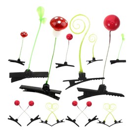ABOOFAN 16 pcs Toy Hairpin Hair Ornaments Plant Hair Moe Sprouts Moe Grass Hairpin Stylish Simulation Plant Hairpin Small Hairpin Cute Hair Accessory