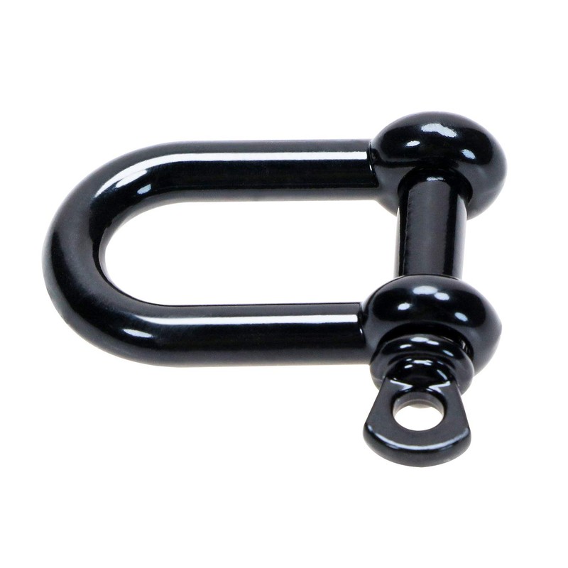 Black U Shape Buckle Heavy Duty D Ring Lock Bow