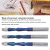 3 Piezas 1/4 Vástago Flush Trim Router Bit Set Carburo
