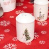 White Christmas Salt and Pepper Shakers Xmas Tree Sleigh Snowman