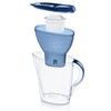 BRITA Marella Cool Filterkaraffe, 2,4 l, Blau, inkl. 1 Filterkartusche