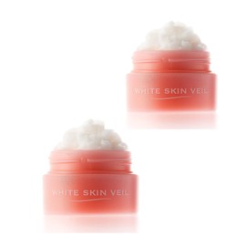 White Skin Veil Hides Pores Korean Cosmetics Foundation Makeup Base Cream Foundation Ceramide Formulated Pores Care, Hides Pores, High Coverage, No Additives, No Damaging, Anti-Static (7g x 1)) (7g (x 2))