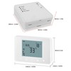 Wireless Indoor Thermostat RF 8 Receivers Control Programmable Remote Temperature