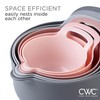 COOK WITH COLOR Nesting Plastic Mixing Bowl Set with Pour