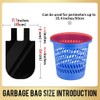 Handle Trash Bags 4 Gallon 100 Counts Small Garbage Bags